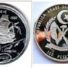 1992 Saharawi  Large silver  Proof 500 P-Spanish Caravella Sailing Ship