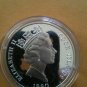 1990 Cook Is Large Silver Proof 50$ Fauna Chimpanzee