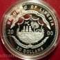 2000 Liberia Large Silver Proof $20 World Capitals-Madrid
