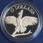1990 Australia Large Silver Piefort(double thick)Proof $10 Cockatoo