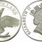 1990 Australia Large Silver Piefort(double thick)Proof $10 Cockatoo