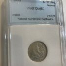 Rare 1950 G Germany Proof  50 Pfennig- mintage 1800, slabbed