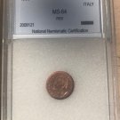 1900 Italy 1 Centesimo-nice, slabbed