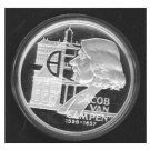 1996 Netherlands Large Proof Silver 25 Ecu Jacob Van Campen