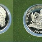 1978 Trinidad &Tobago Proof 25 c chaconia flower