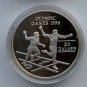 1994 Gambia Large Silver Proof 25 Dalasis Atlanta Olympics Runner