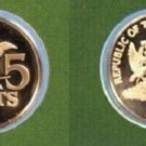 1978 Trinidad &Tobago Proof 5 c Bird of Paradise