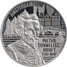 1997 Netherlands Large Proof Silver 50 Euro Pieter  C Hooft