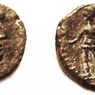 Rare Ancient Greece PANORMOS,Æ16, c.330 BC, Zeus hd r/Warrior stg
