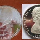 Cook Is 1973 Large Silver Proof $7.5 Captain Cook/Ship HMS Resolution