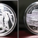 2003 Austria Large Silver  Proof- 10 euro-Schlosshof Palace/National Costumes
