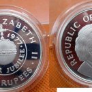 1977 Seychelles Large Proof Silver 25 rupees Silver Jubilee
