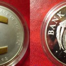 2003 Nauru Large Silver Goldplated 3D Proof 10$ Euro anniversary
