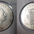 1963 Netherlands Antilles Silver Gulden- nice