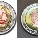 2010 Fiji Large Tri-metal  $1 World Cup Soccer/Animals-Giraffe