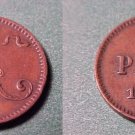 1883 Russian Finland Alexander III  1 pennia- Nice