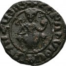 ARMENIA CILICIA 1226-1270 HETOUM I Large COPPER TANK KING THRONE CROSS #6