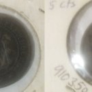 1855 Luxembourg 5 Cent