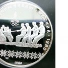 1980 Russia/USSR Large Silver 1 OZ Proof 10 Roubles Moscow Olympics Tug-o-War