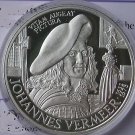 1996 Netherlands Large Proof Silver 25 Ecu Vermeer