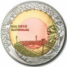 2010 Fiji Large Tri-metal  $1 World Cup Soccer/Animals-Lion