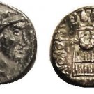 Ancient Greece Pergamon Æ18,Athena hd r/trophy,c.100 BC barbarous issue
