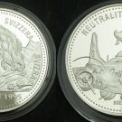 1995 Switzerland Large Silver 20 Ecu- Neutrality WWII -Airplane Boeing B-17
