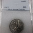 Scarce 1963 F Germany 1 Mark - Nice UNC, slabbed