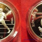 1988 Vanuatu Large Silver Proof 50 Vatu Olympic Boxing