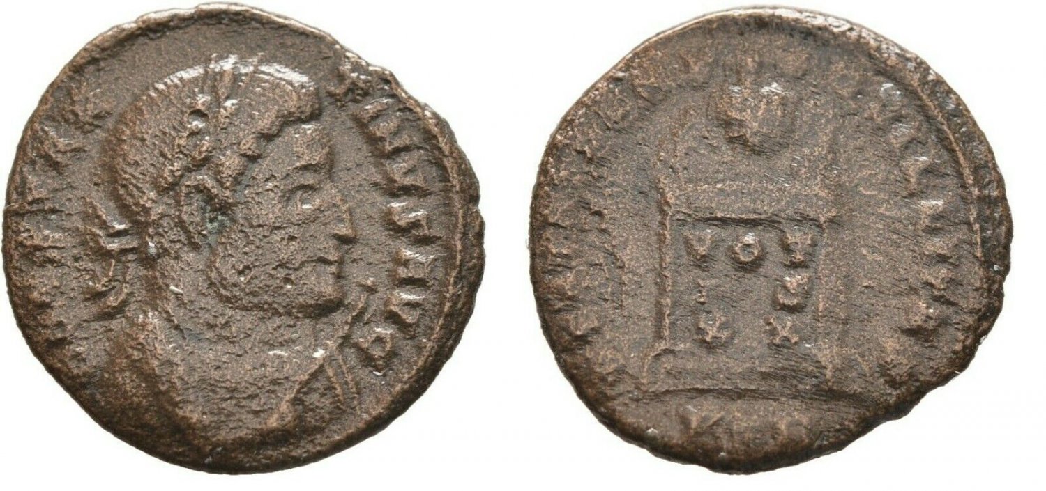 Ancient Rome AD 306-337 Constantine the Great Follis-Altar
