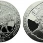 1994 Gibraltar Large Silver Proof 21 Ecu-Europa on a Bull
