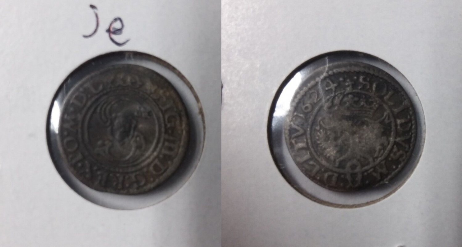 1624 Lithuania- Solidus -400 years old