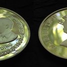 1986 Cook Is Large Silver Proof $1 Royal Wedding Andrew/Fergie