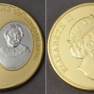 2009 Fiji Large Gold/Rhodium plated $1 Pacific Explorers/Ship-Abel Tasman
