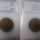 1913 Sweden 5 Ore- Nice. slabbed