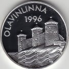 1996 Finland Large silver Proof 20 euro Olavinlinna Castle