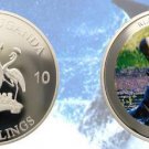 Uganda 2010 Huge 50mm Color 100 Shillings-Maneaters-Hippopotamus