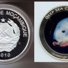 Mozambique 2010 Large  Medal-Deep Sea Creatures-Dumbo Octopus