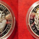 1996 Djibouti Large Silver Proof 100 Francs-Sailing Ship-Portuguese Caravella