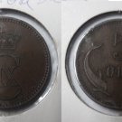 1902 Denmark 5 ore,dolphin/wheat- Nice
