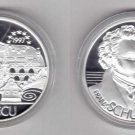 1997 Austria Large Proof Silver 25 ecu Schubert
