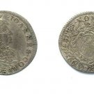 Rare 1676 Montfort Germany 15 kreuzer- one year type-rolled die