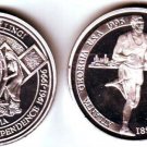 Rare 1996 Tanzania Aluminum 2000 s pattern Olympic Decathlon T2