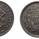 1855 Luxembourg 5 Cent #2-nice