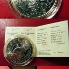 2011 France Large AG 5 euro Year of Rabbit/La Fontaine Fables-Box