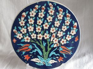 Blue Turkish ceramic door -wall hanging-