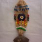 Macreme evil eye with Sheep bell..Door-wall hanger.