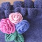 Hand knitted .Wear Purple shrug,be happy..