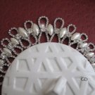 Bridal necklace,Headband,ultra sparkly,Bridal Hair Piece, Bridal Headpiece