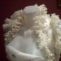 Wedding Shoulder Wrap Bridal Ruffled.Crocheted, Mohair,lace, time,spring
